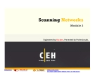 Scanning Networks