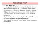 MÔ HÌNH  TEST