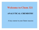 ANALYTICAL CHEMISTRY