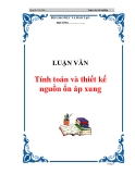 LUẬN VĂN:  Tính toán và thiết kế nguồn ổn áp xung