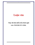 1Luận vănThực thi khử nhiễu kiểu thích nghi trên TMS320C6711 DSK..2Chúng ta cần trao đổi các thông tin mang tính chính xác của sự vật, hiện tượng, mặt khác chúng ta cũng mong muốn tiếp nhận các tín hiệu mà mỗi nguời cần quan tâm riêng nhưng không l