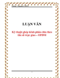 LUẬN VĂN: Kỹ thuật ghép kênh phân chia theo tần số trực giao – OFDM