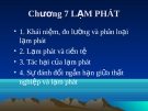 Chương 7.  Lạm phát