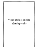 Vì sao nhiều cộng đồng nổi tiếng “chết”