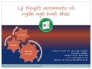 Lý thuyết automata và ngôn ngữ hình thức - Bài 1