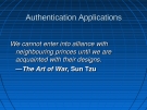 Authentication Services