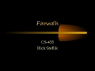 Firewalls Packet Filtering