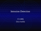 Intrusion Detection