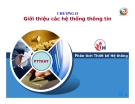  Giới thiệu các hệ thống thông tin