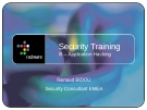 Training Security EMEA - III