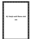  Kỹ thuật nuôi Hươu sinh sản