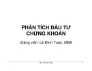 PHÂN TÍCH ĐẦU TƯ CHỨNG KHOÁN