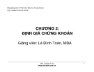  CHƯƠNG 2: ĐỊNH GIÁ CHỨNG KHOÁN