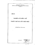 ĐỀ TÀI NGHIÊN CỨU ĐIỀU CHẾ THUỐC TRỪ SÂU TỪ GỐC THẢO MỘC