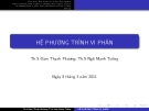 Hệ phương trình vi phân