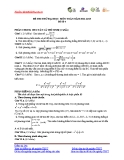 ĐỀ THI THỬ ĐẠI HỌC MÔN TOÁN NĂM 2012 - 2013 - Đề số 4