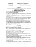 Quyết định số 31/2012/QĐ-UBND 