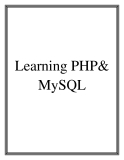 Learning PHP and MySQL