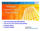 LẬP TRÌNH WINDOWS - Dialog Box Common Controls Property Sheet