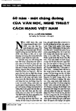 Báo cáo khoa học:  60 năm-một chặng đường của văn học, nghệ thuật cách mạng Việt Nam