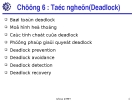 Hệ điều hành Chương VI: Tắc nghẽn (Deadlock)