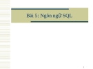 Ngôn ngữ SQL