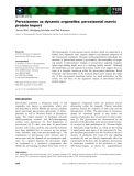 Báo cáo khoa học: Peroxisomes as dynamic organelles: peroxisomal matrix protein import