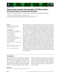 Báo cáo khoa học: Natural and amyloid self-assembly of S100 proteins: structural basis of functional diversity