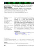 Báo cáo khoa học: Association of RNase L with a Ras GTPase-activating-like protein IQGAP1 in mediating the apoptosis of a human cancer cell-line