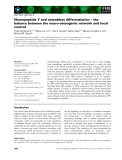 Báo cáo khoa học: Neuropeptide Y and osteoblast differentiation – the balance between the neuro-osteogenic network and local control