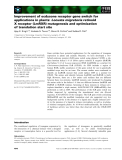 Báo cáo khoa học: Improvement of ecdysone receptor gene switch for applications in plants: Locusta migratoria retinoid X receptor (LmRXR) mutagenesis and optimization of translation start site