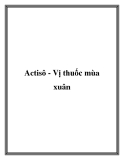 Actisô - Vị thuốc mùa xuân