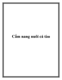 Cẩm nang nuôi cá tàu