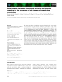 Báo cáo khoa học: Relationship between functional activity and protein stability in the presence of all classes of stabilizing osmolytes