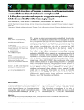 Báo cáo khoa học: The crystal structure of human a-amino-b-carboxymuconatee-semialdehyde decarboxylase in complex with 1,3-dihydroxyacetonephosphate suggests a regulatory link between NAD synthesis and glycolysis