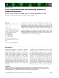 Báo cáo khoa học: Viral entry mechanisms: the increasing diversity of paramyxovirus entry