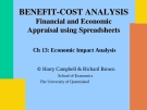  Economic Impact Analysis