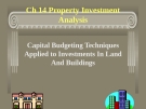  Property Investment Analysis