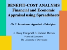 Investment Appraisal - Principles