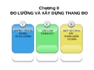 HỌC PHẦN ĐIỀU TRA XÃ HỘI HỌC - CHƯƠNG II ĐO LƯỜNG VÀ XÂY DỰNG THANG ĐO
