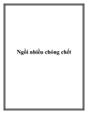 Ngồi nhiều chóng chết