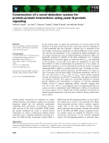 Báo cáo khoa học: Construction of a novel detection system for protein–protein interactions using yeast G-protein signaling