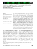 Báo cáo khoa học: Activation loop 3 and the 170 loop interact in the active conformation of coagulation factor VIIa