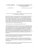 Thông báo số 400/TB-VPCP 