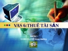 VAS 6:THUÊ TÀI SẢN