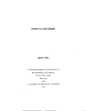 Research " Studies on Audit Quality  "