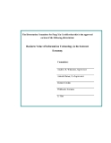 Research " The Dissertation Committee for Fang Yin Certifies that this is the approved version of the following dissertation:  Business Value of Information Technology in the Internet Economy "