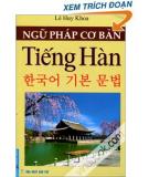 Ngữ pháp thông dụng ngôn ngữ Tiếng Hàn