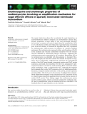 Báo cáo khoa học: Cholinoceptive and cholinergic properties of cardiomyocytes involving an ampliﬁcation mechanism for vagal efferent effects in sparsely innervated ventricular myocardium