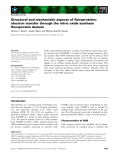 Báo cáo khoa học:  Structural and mechanistic aspects of ﬂavoproteins: electron transfer through the nitric oxide synthase ﬂavoprotein domain